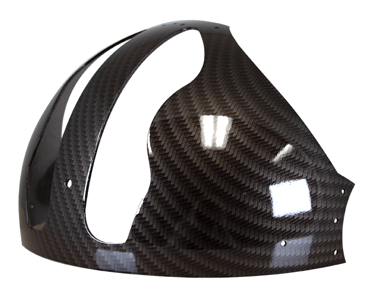 EVO 252 Helmet with Carbon Fiber Visor Evolution Helmets